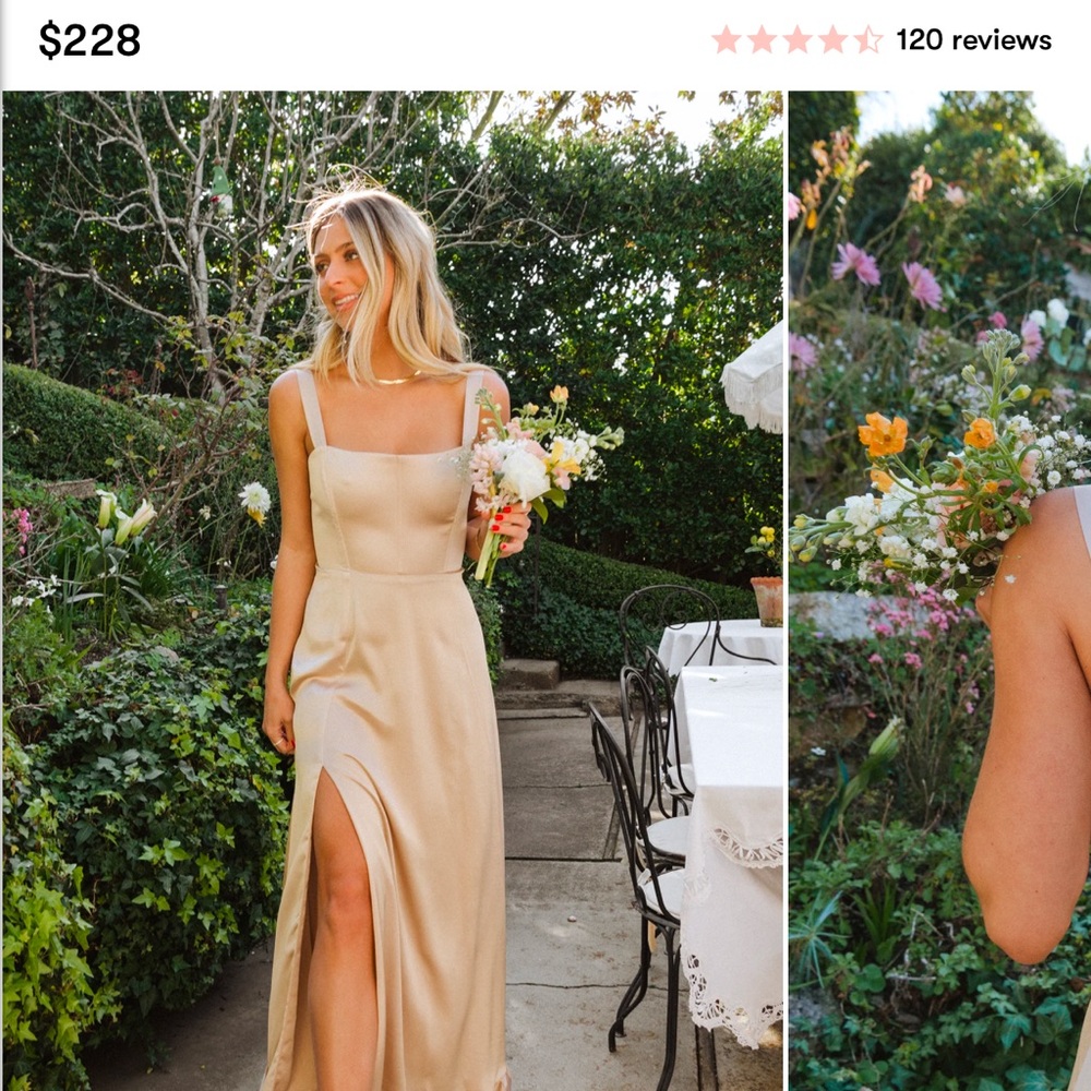 Show Me Your MuMu Champagne Dress - Clarissa Corset - Picture 4 of 10